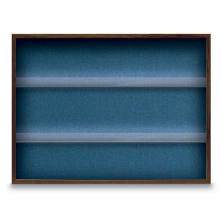 United Visual Products Outdoor Enclosed Combo Board, 48"x36", White Frame/Green & Burgundy UVCB4836ODW-GREEN-DBURGU